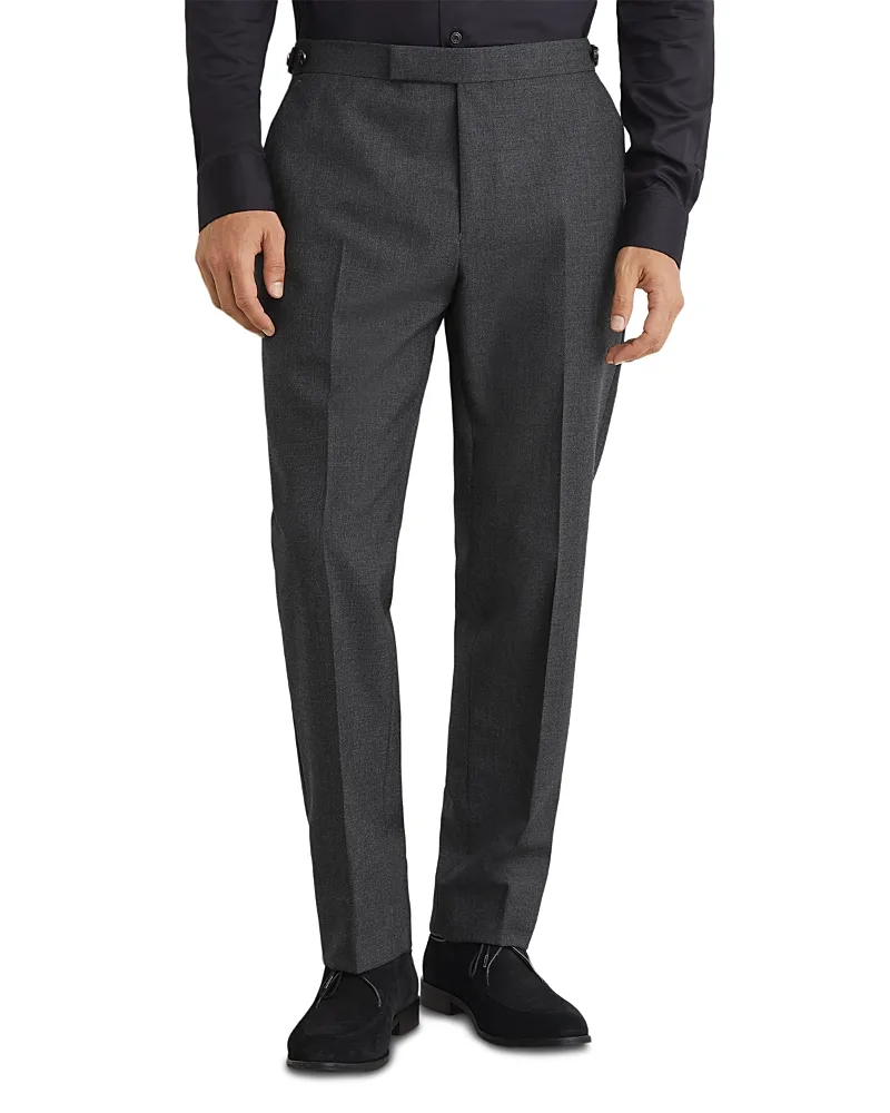 Bold Wool Tab Waist Pants
