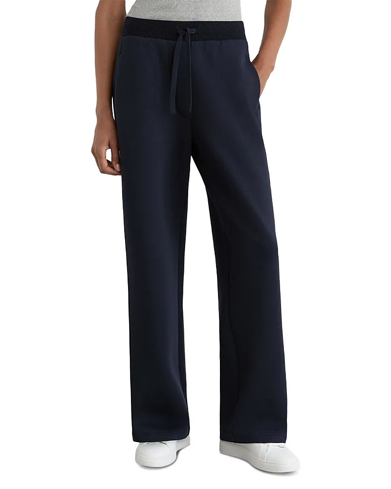 Laney Wide Leg Jogger Pants by Reiss