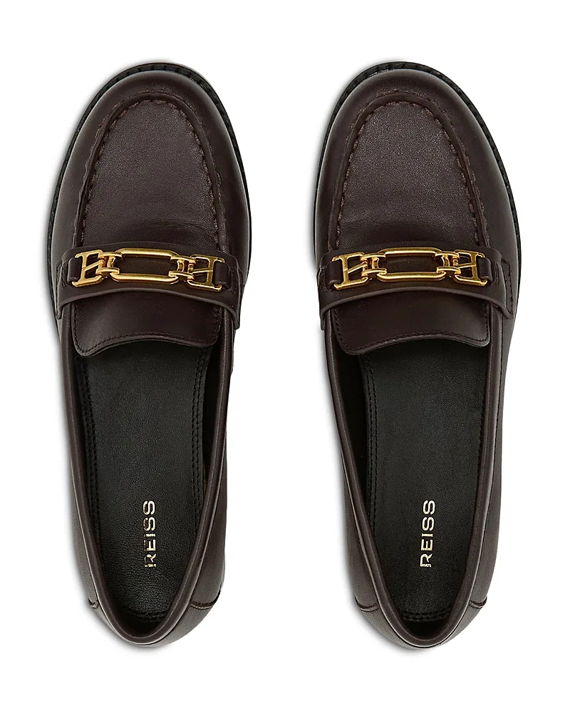 Rita Hardware Loafers by Reiss
