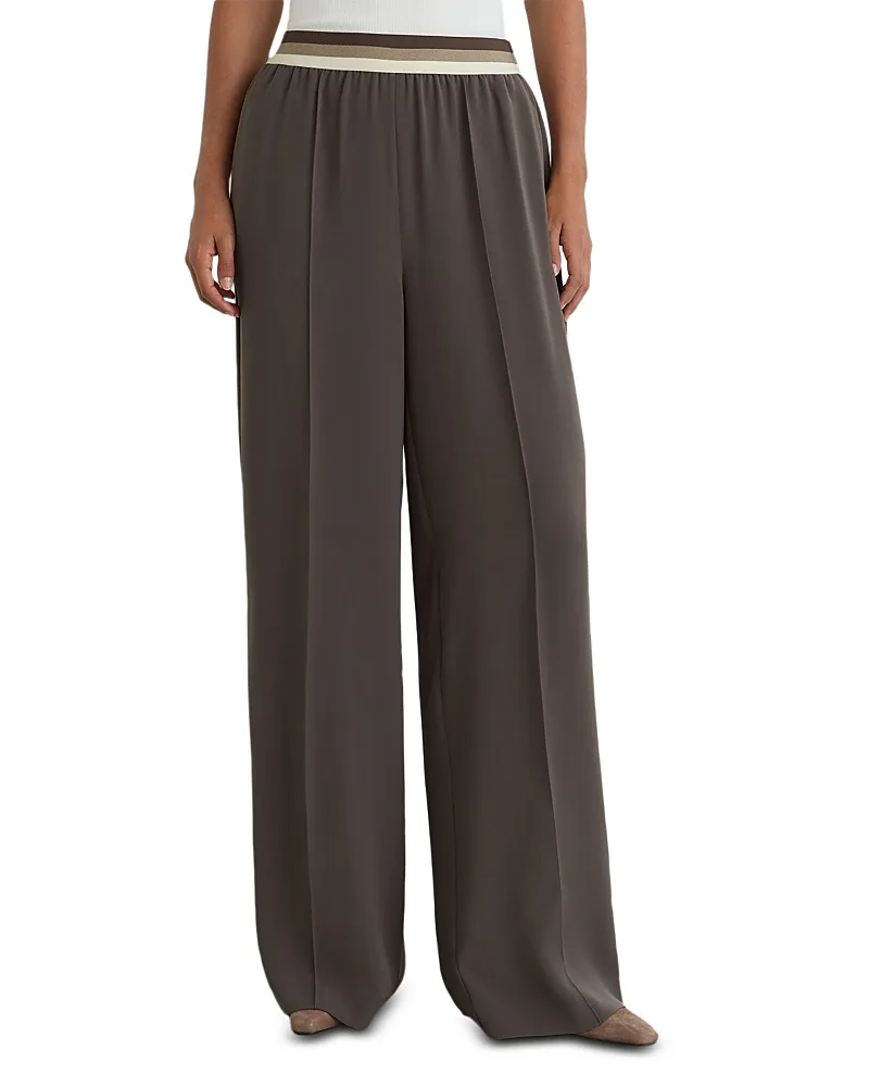 Sonnie Wide Leg Pants by Reiss