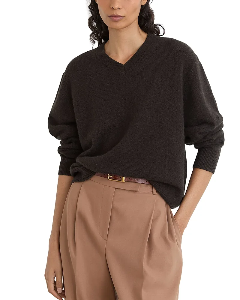 Jenna Cashmere V Neck Sweater