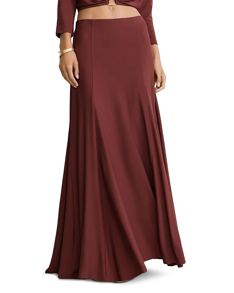 Stretch Jersey Maxi Skirt by Reiss
