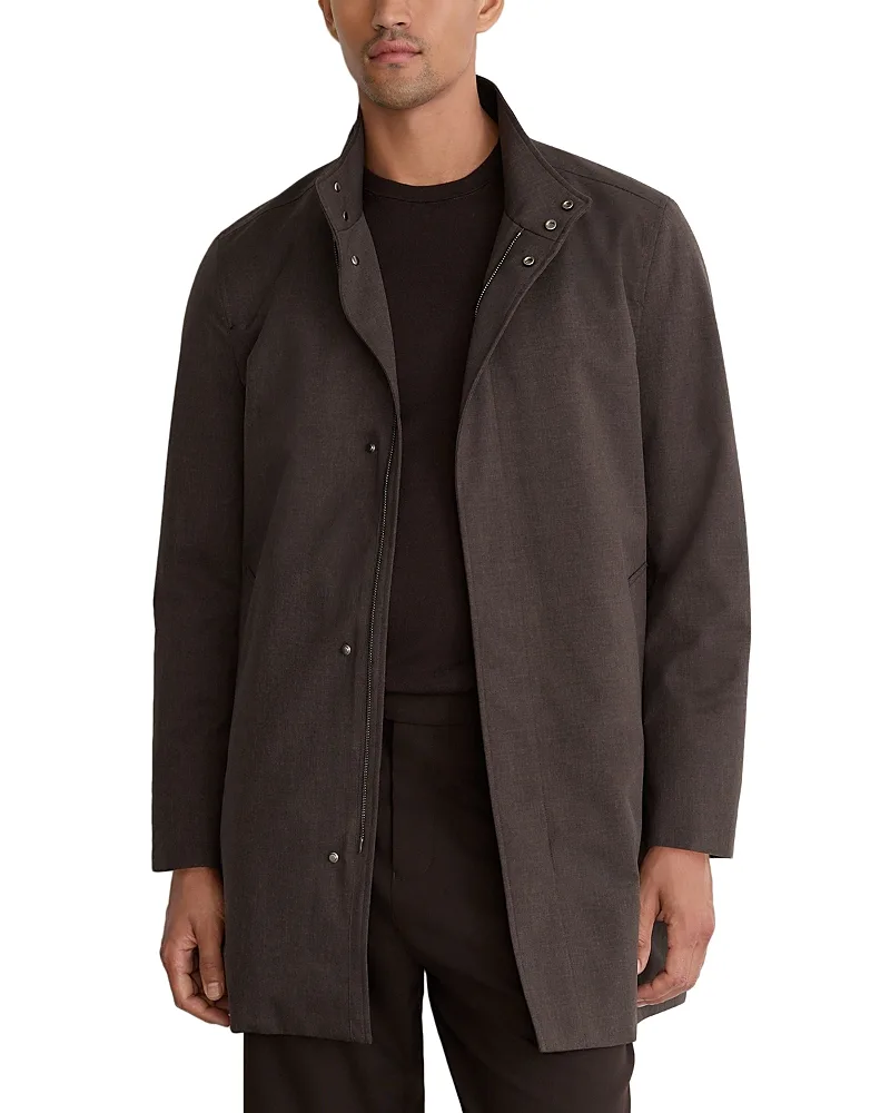 Flaye Overcoat & Removable Stand Collar Gilet