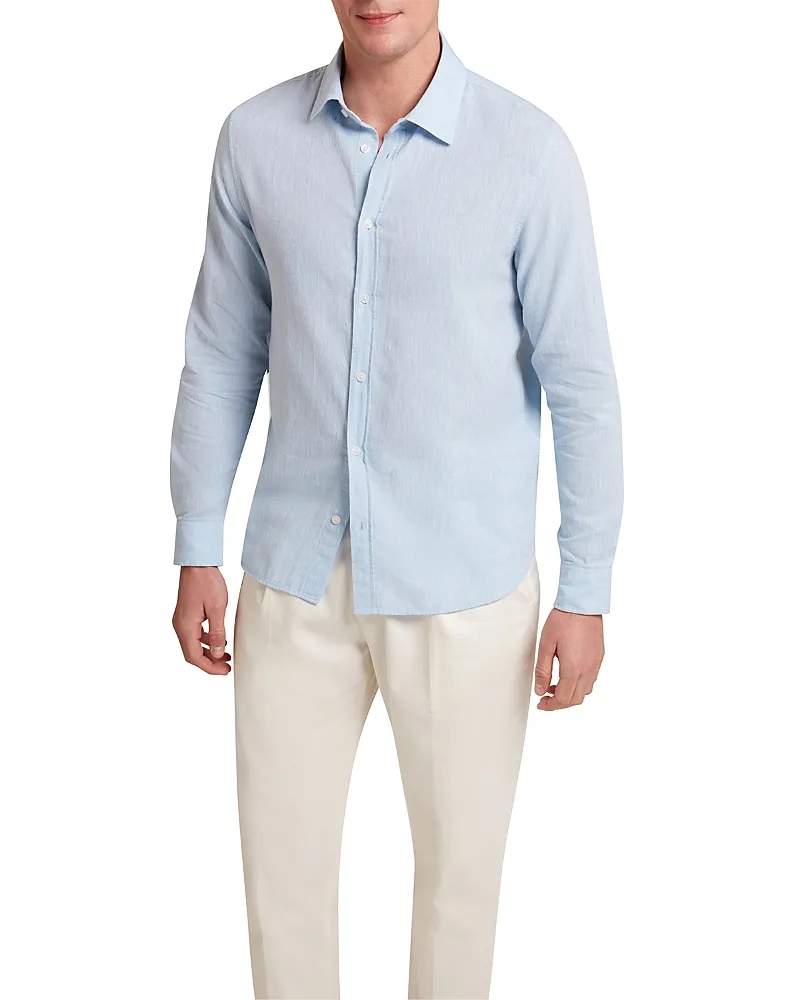 Prynn Linen & Cotton Shirt by Ted Baker