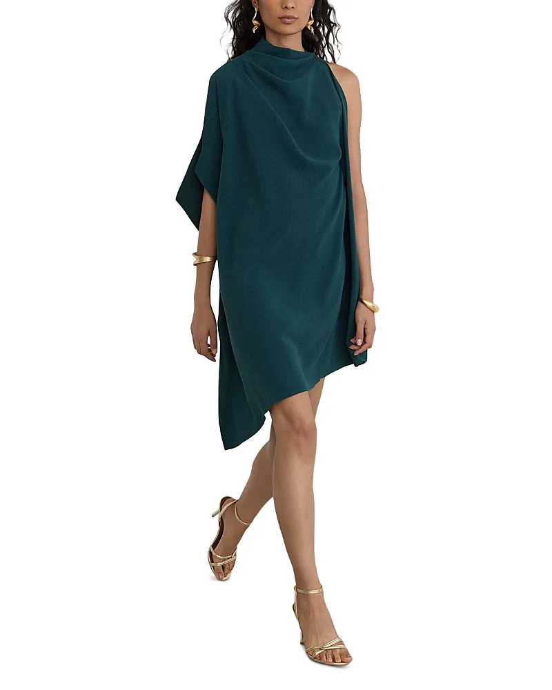 Ellery Asymmetric Draped Dress by Reiss