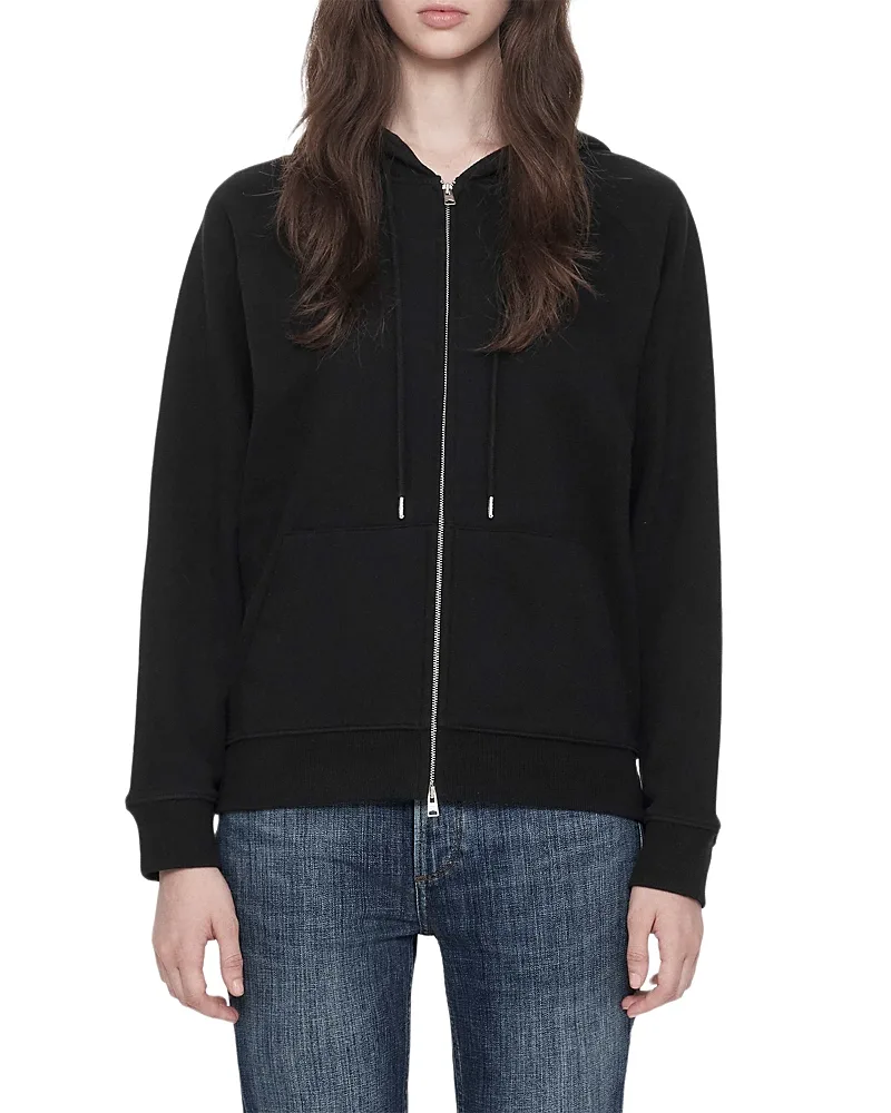 Cotton Zip Hoodie Sweatshirt by AllSaints