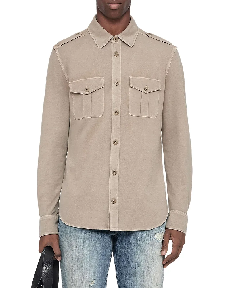 Foley Cotton Blend Pocket Shirt