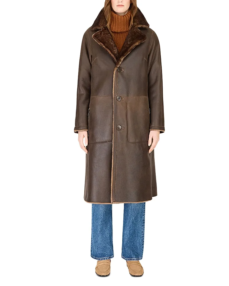 Zira Reversible Shearling Coat