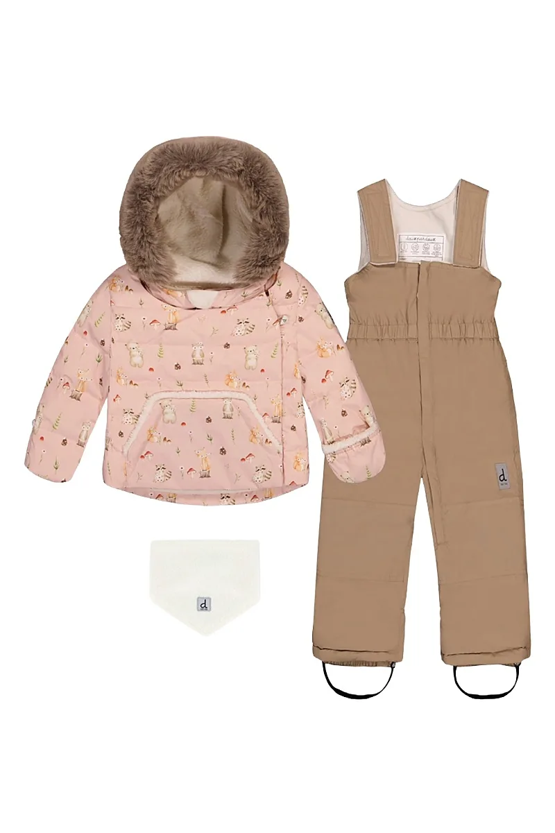 Woodland Creature Waterproof Coat & Pants Two Piece Snowsuit by Deux Par Deux