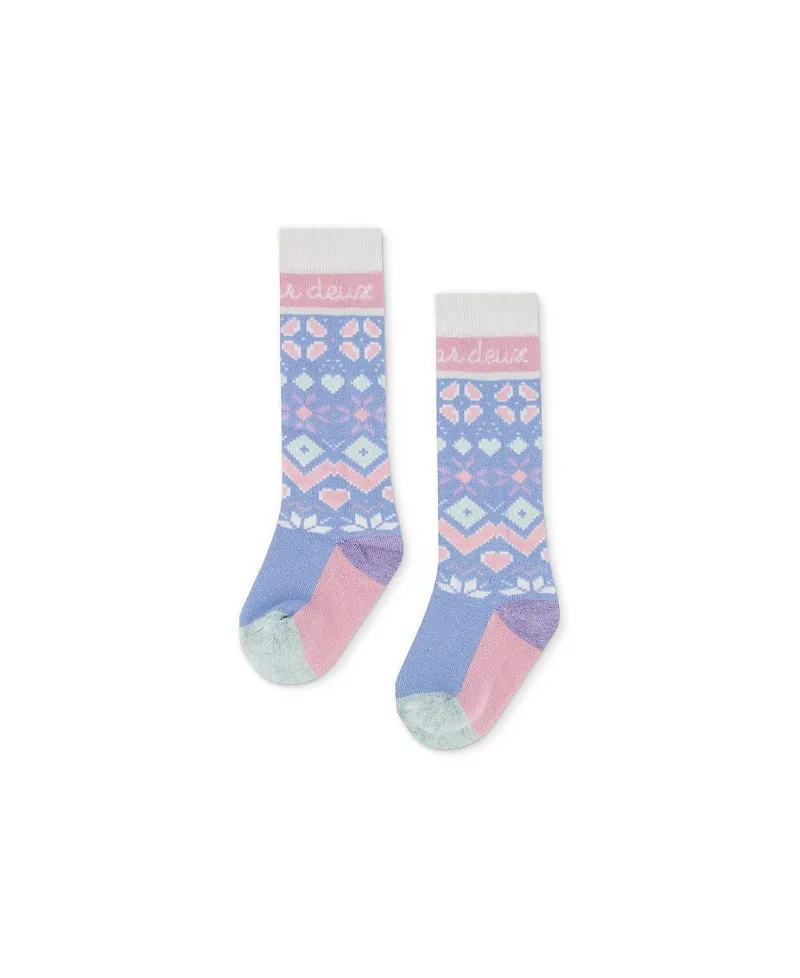 Cushioned Merino Wool Ski Socks by Deux Par Deux