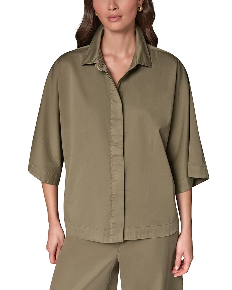The Bali Cotton Button Down Shirt by Donna Karan Weekend