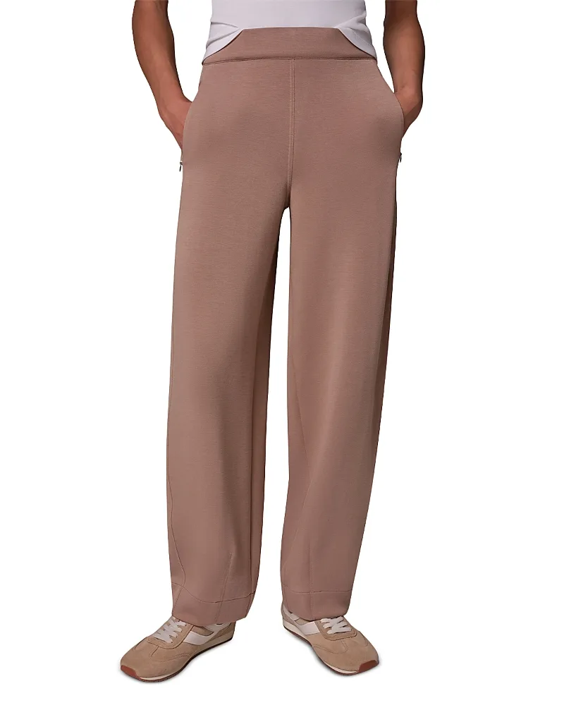 Jet Setter High Rise Barrel Leg Pants by Donna Karan Weekend
