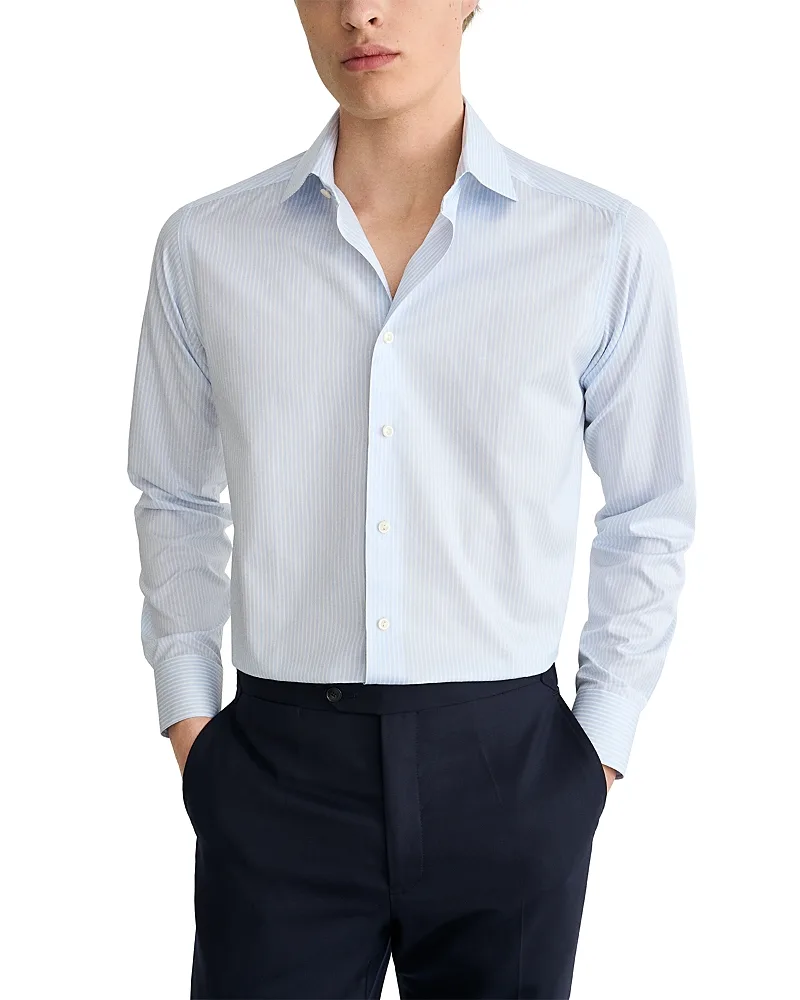 Contemporary Fit Striped Shirt by Eton
