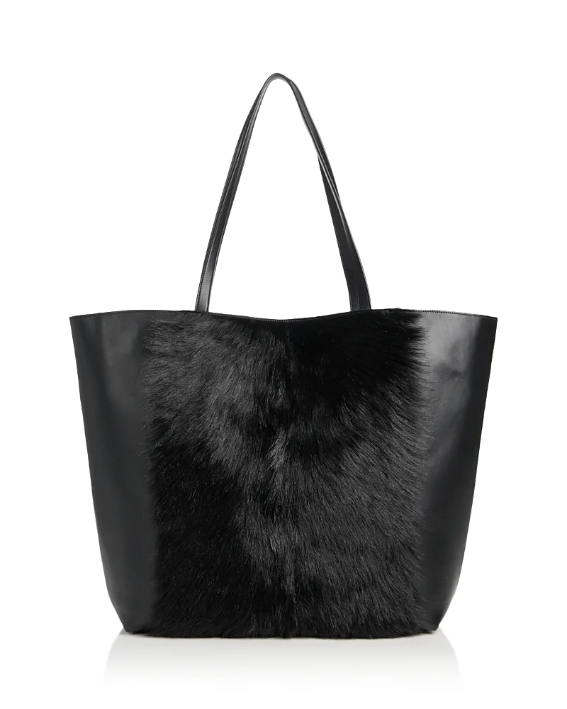 Roam Goat Hair Tote by Totême