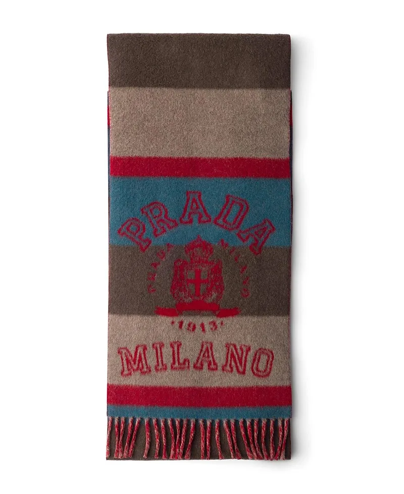 Wool and Cashmere Scarf by Prada