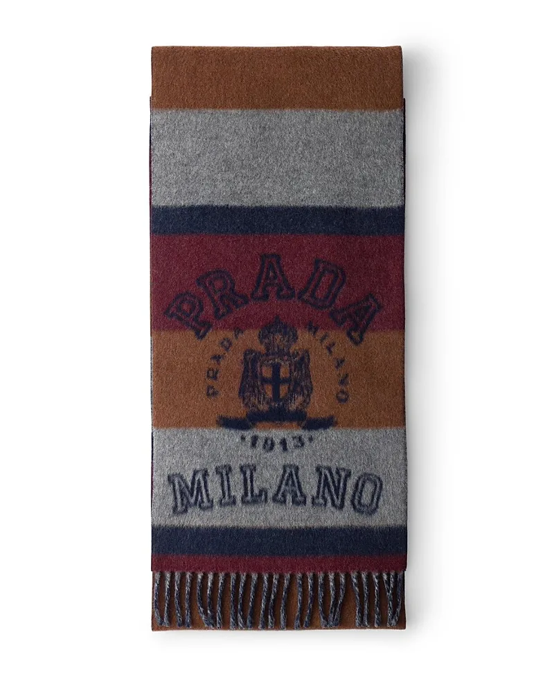 Wool and Cashmere Scarf by Prada
