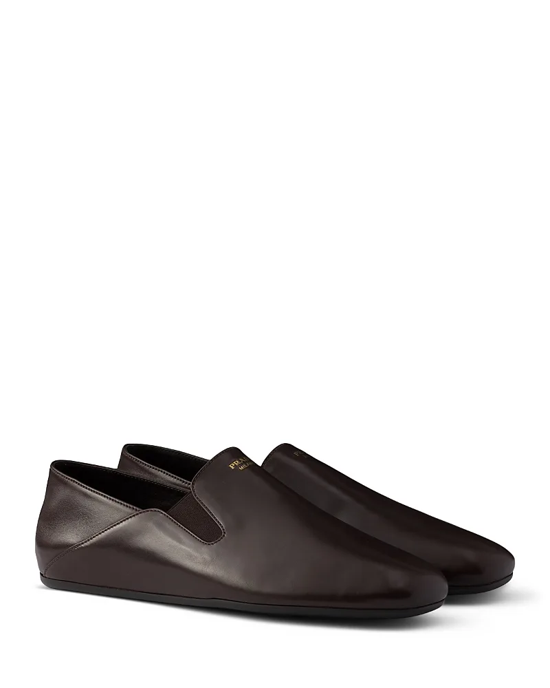 Leather Loafers by Prada