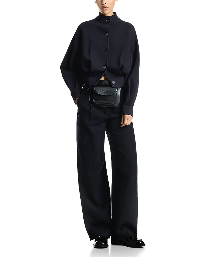 Emporio Armani Mock Neck Blouson Jacket by Armani