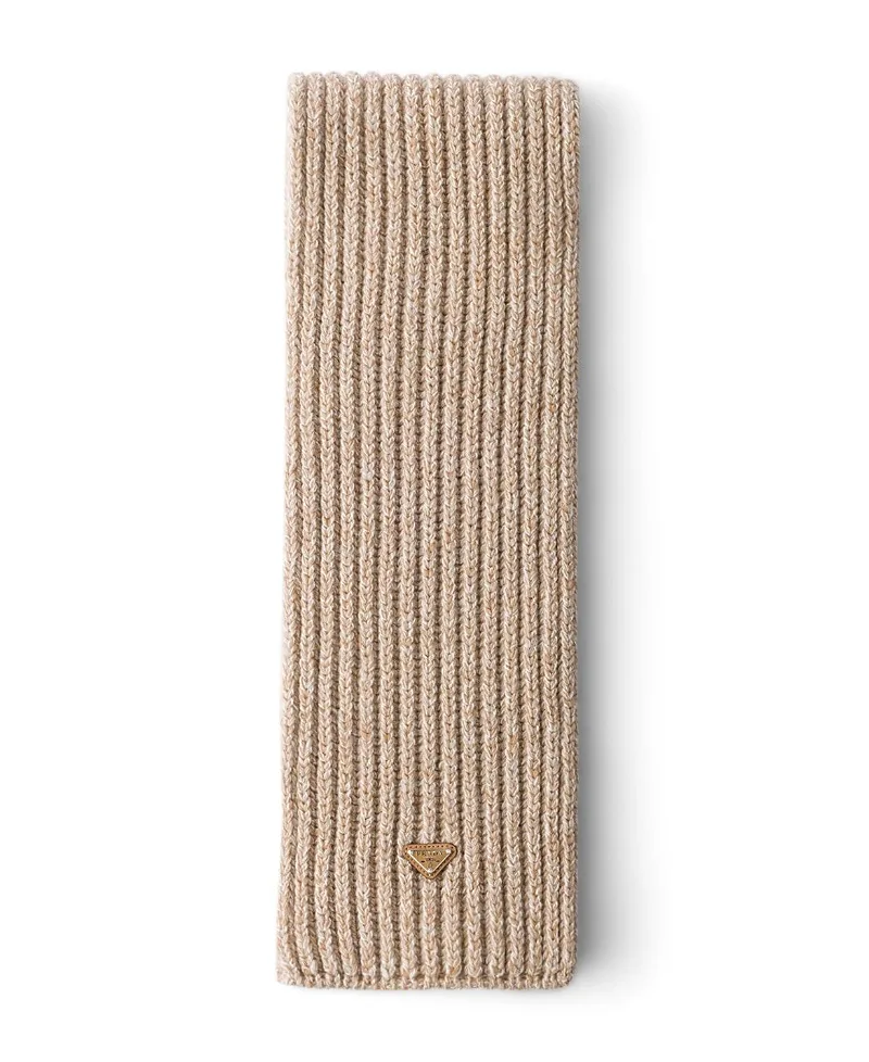 Wool and Cashmere Scarf by Prada