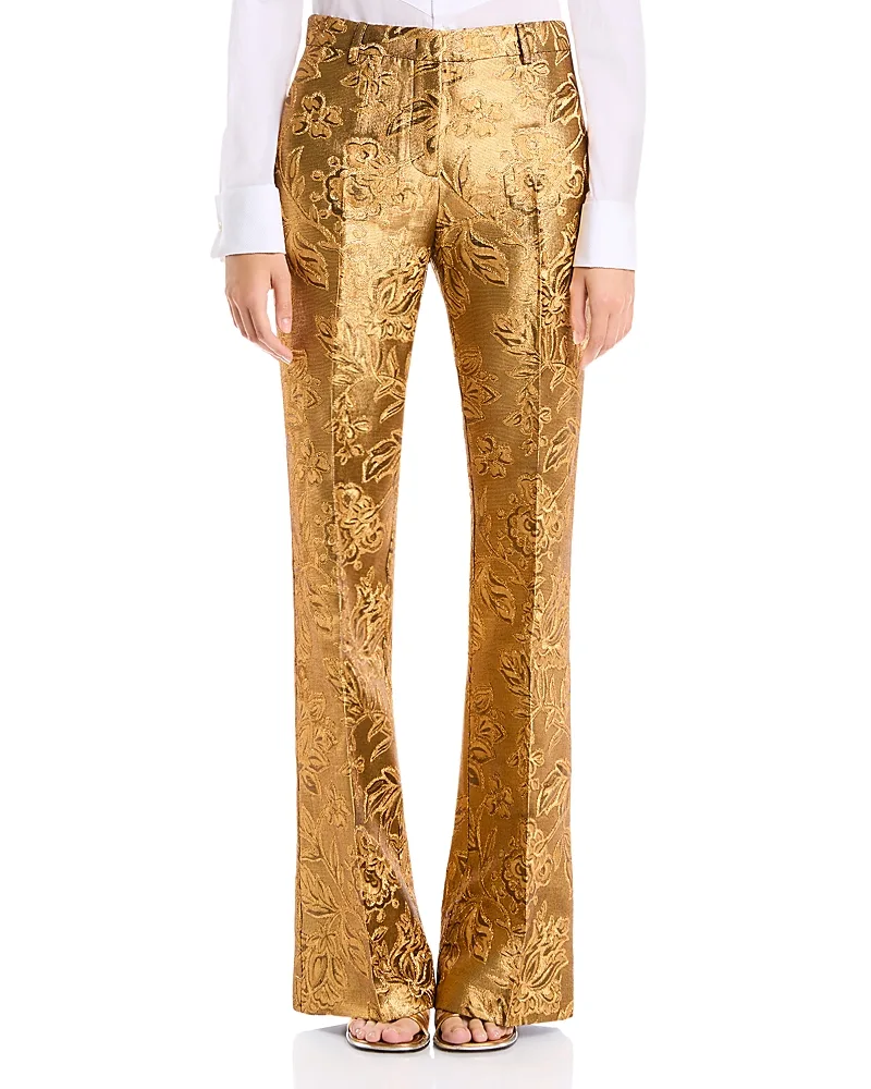 Textured Seamed Flare Leg Pants by ETRO