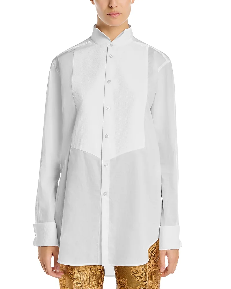 Cotton Button Front Shirt by ETRO