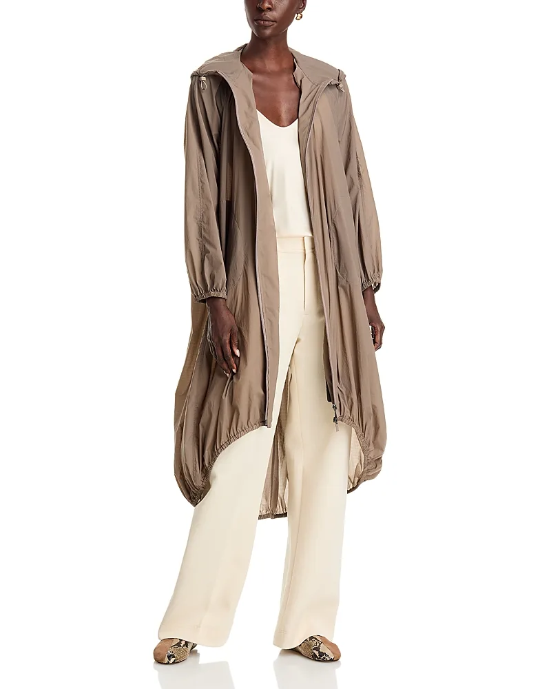 Hooded Ripstop Coat by Herno