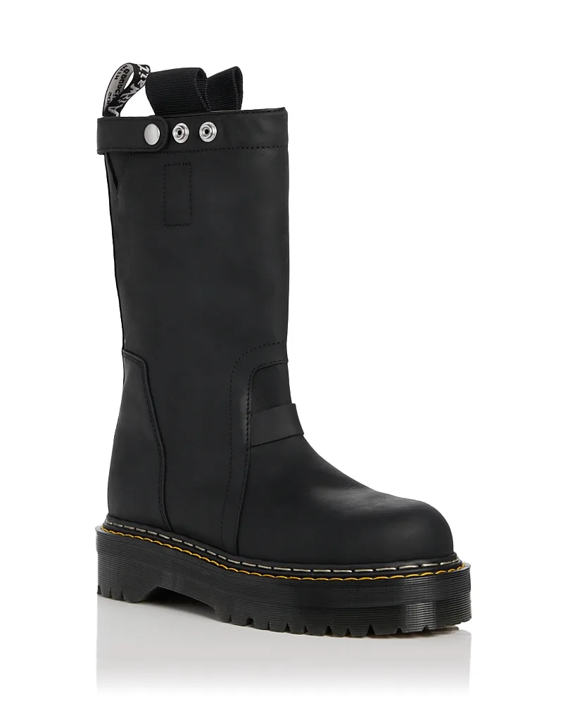 Drkshdw Rick Owens x Dr. Martens Quad Sole Boots by Rick Owens