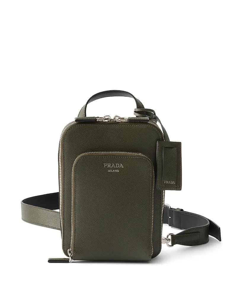 Saffiano Leather Backpack by Prada