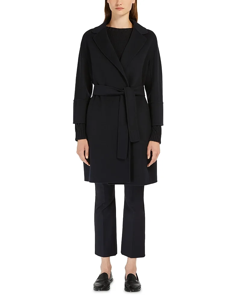 Arona Wool Short Cocoon Coat