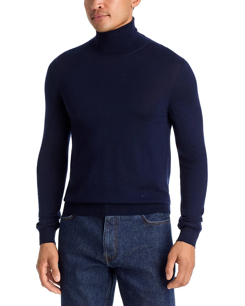 Filo Di Corallo Fine Gauge Merino Wool Turtleneck Sweater by Isaia