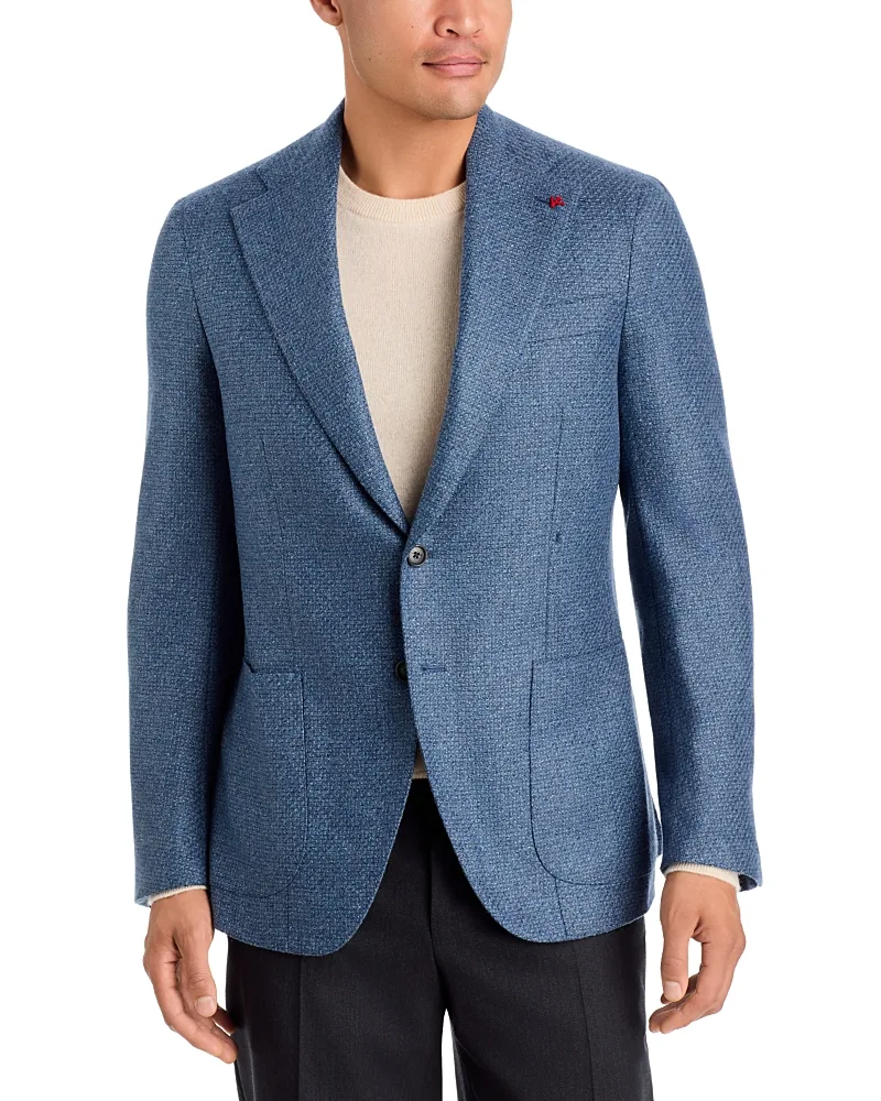 Marechiaro Melange Basket Weave Regular Fit Sport Coat by Isaia