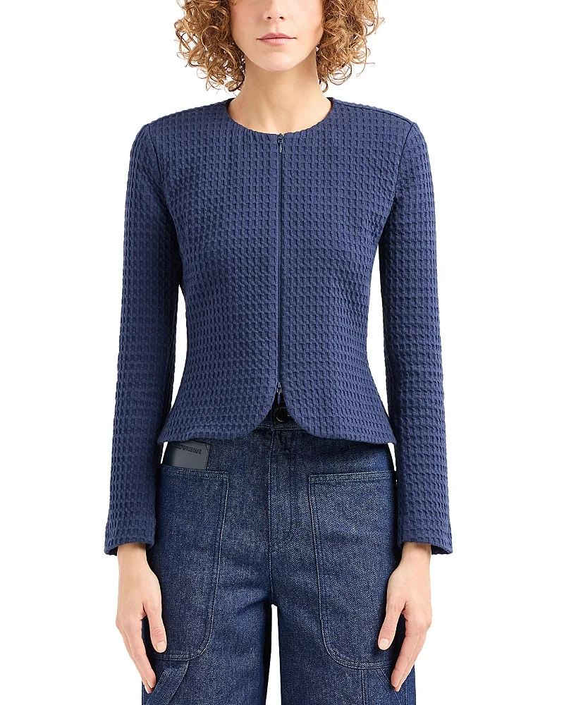 Emporio Armani Matelasse Net Jacket by Armani