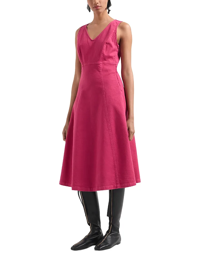 Emporio Armani Sleeveless Midi Dress by Armani