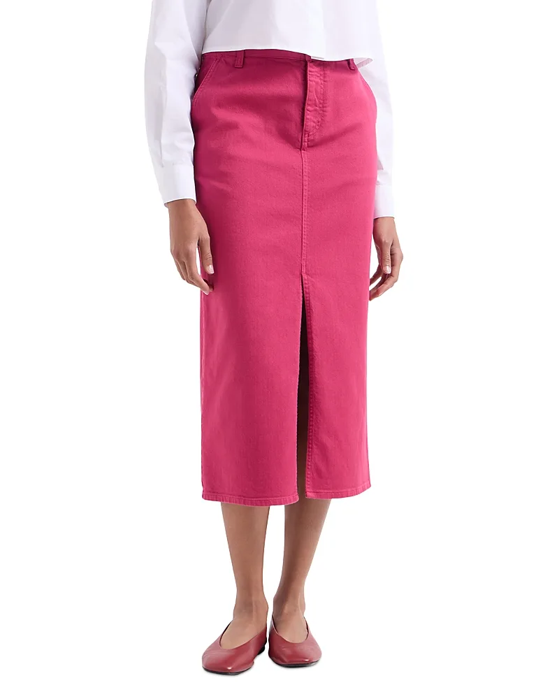 Emporio Armani Denim Midi Skirt by Armani