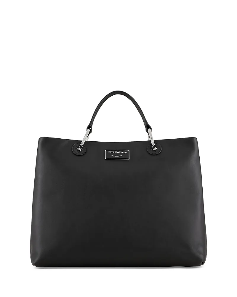 Emporio Armani Asv Medium Myea Leather Shopper Bag by Armani