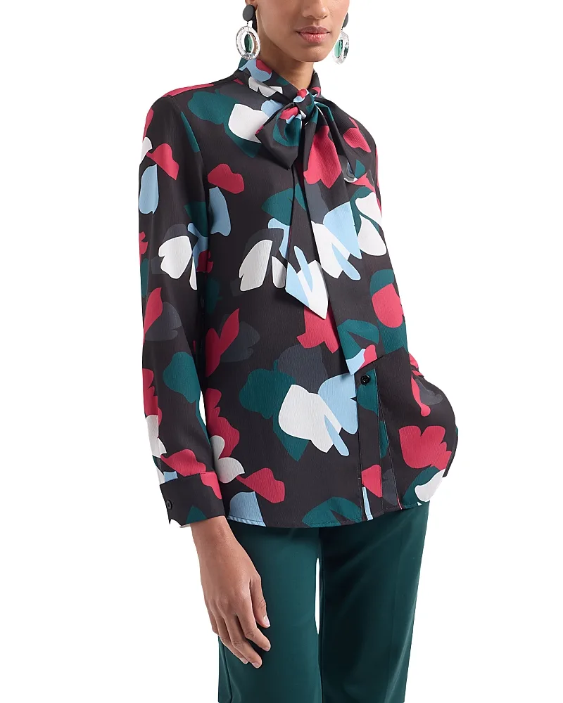 Emporio Armani Tie Neck Blouse by Armani