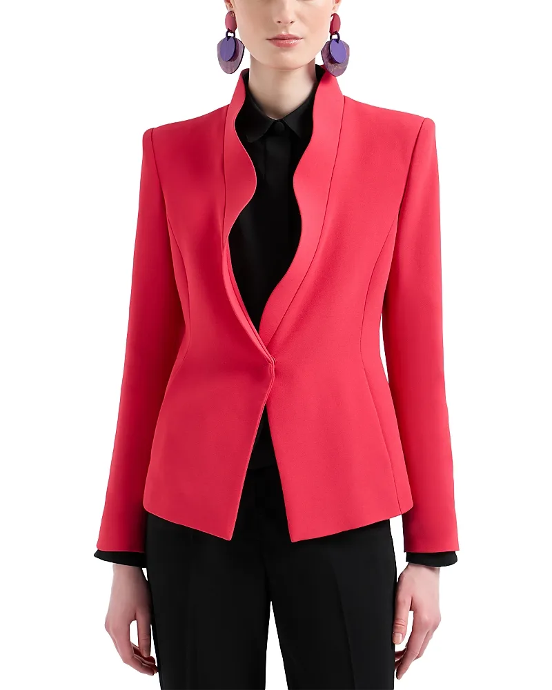 Emporio Armani Ruffled Blazer by Armani