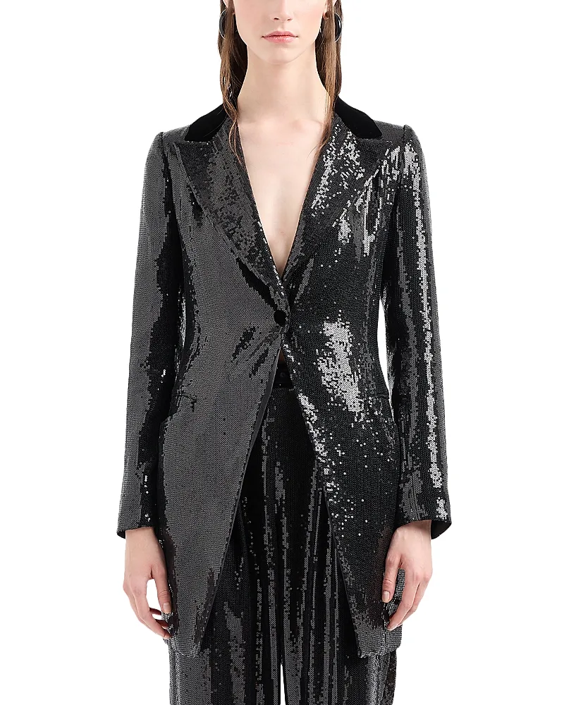 Emporio Armani Micro Sequin Blazer by Armani