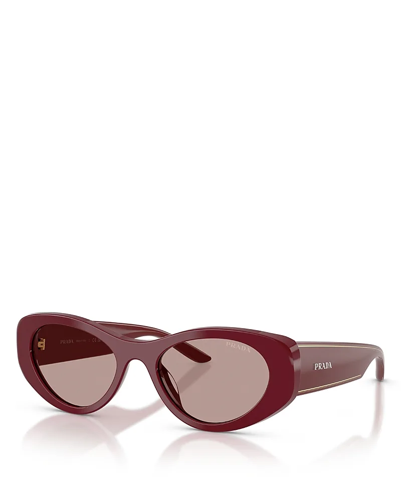 Prada Oval Sunglasses, 53mm by Prada