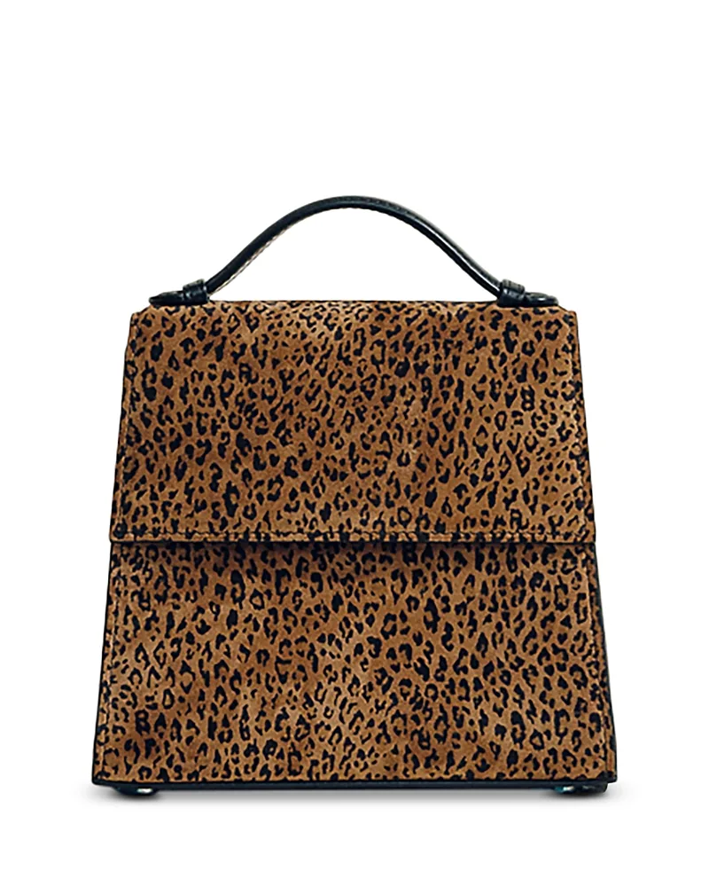 The Small Suede Top Handle Bag by Hunting Season