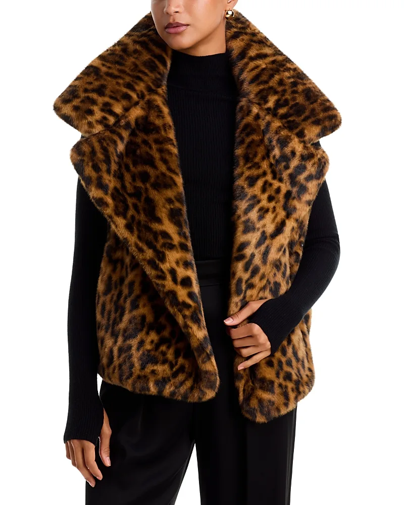 Teddy Bear Faux Fur Vest by Norma Kamali