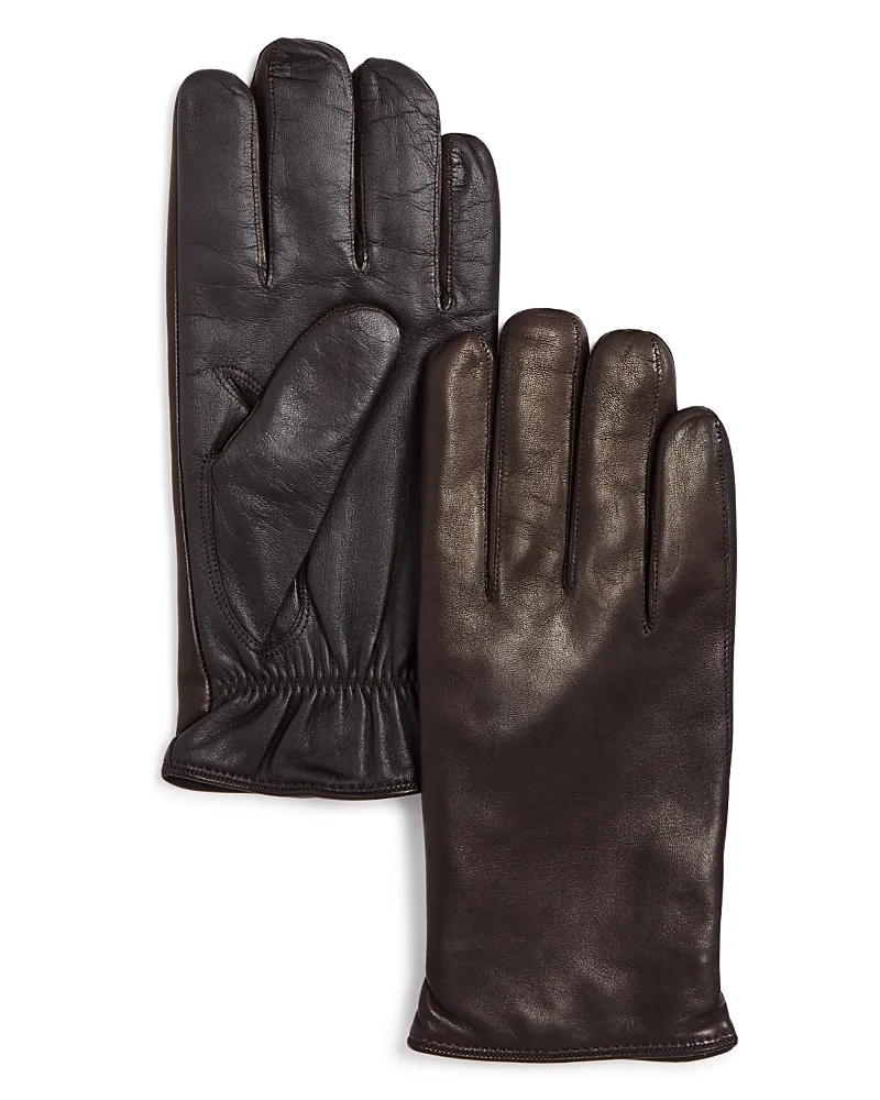 Cashmere Lined Leather Tech Gloves