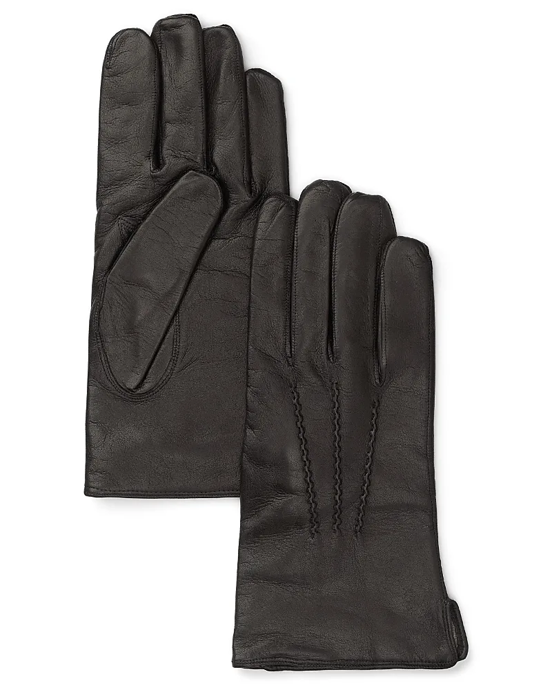 Cashmere Lined Leather Gloves by Labonia