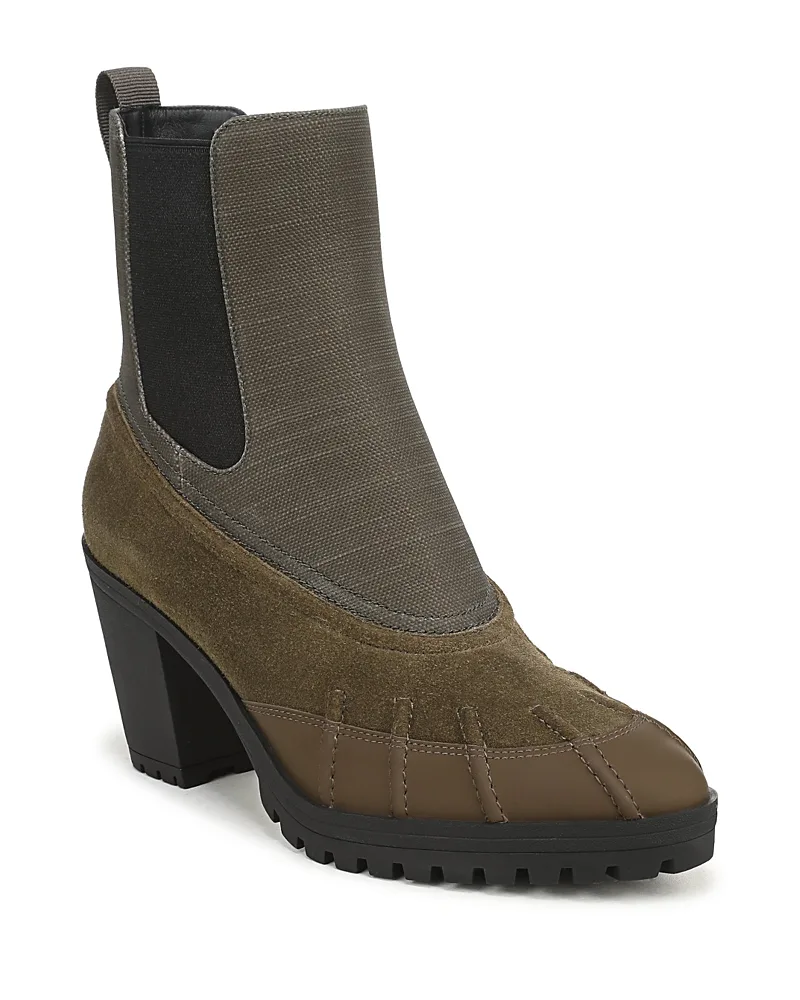Taryn Leather High Heel Chelsea Boots by Veronica Beard