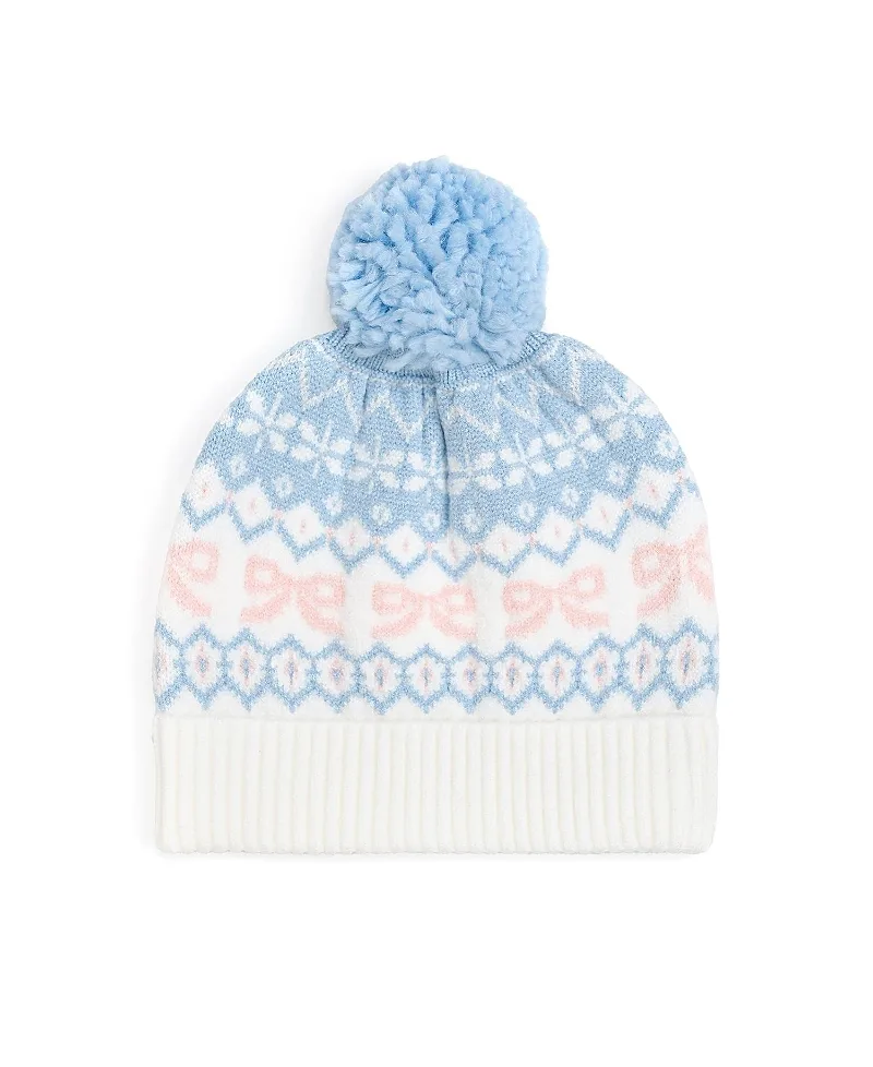 Frost Fair Isle Beanie by Sweet Wink