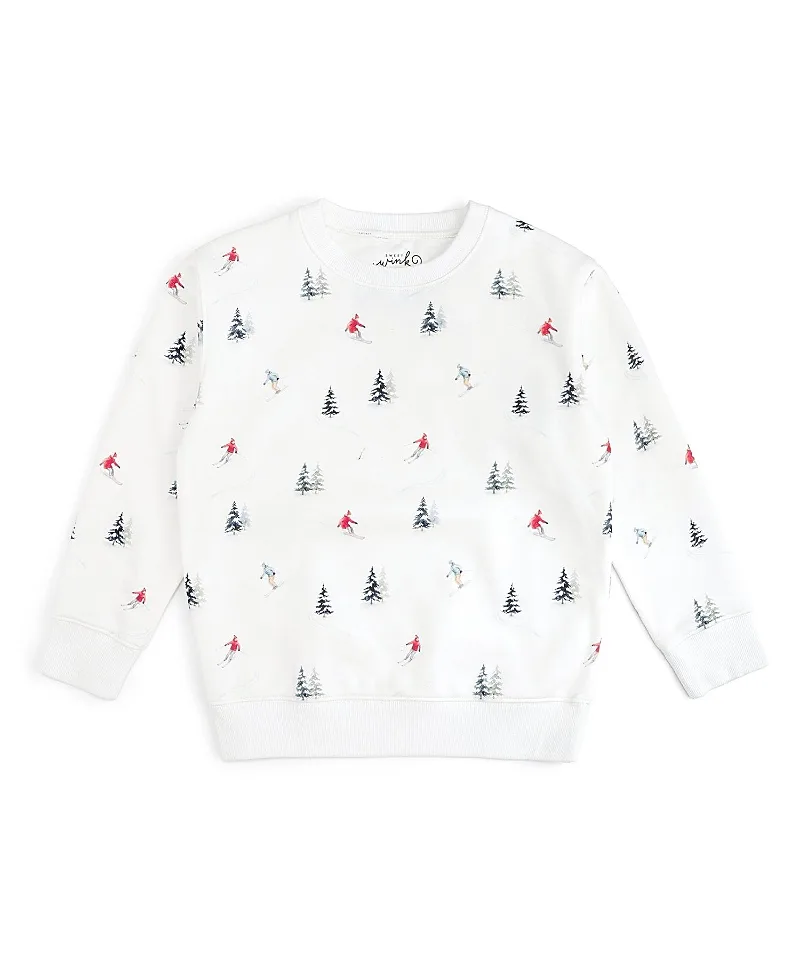 Ski Day Sweatshirt by Sweet Wink