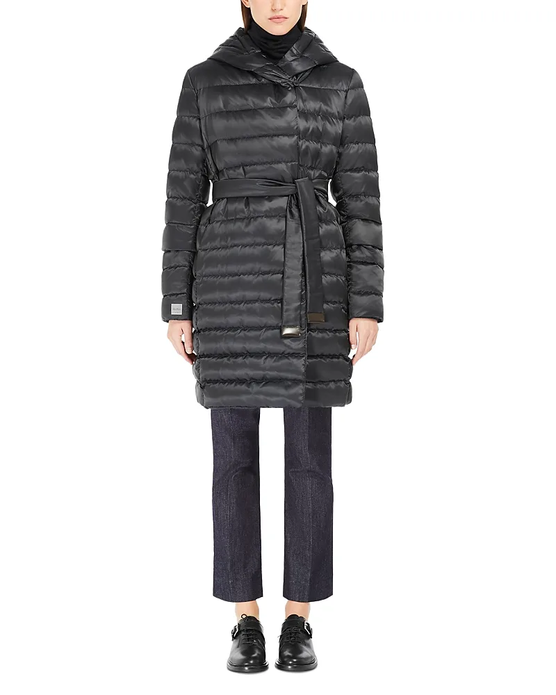 Novef Water Repellent Reversible Down Coat by Max Mara
