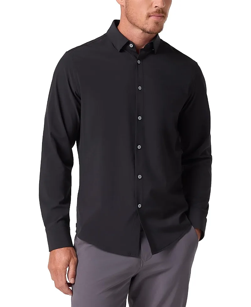 Leeward No Tuck Long Sleeve Dress Shirt by Mizzen+main