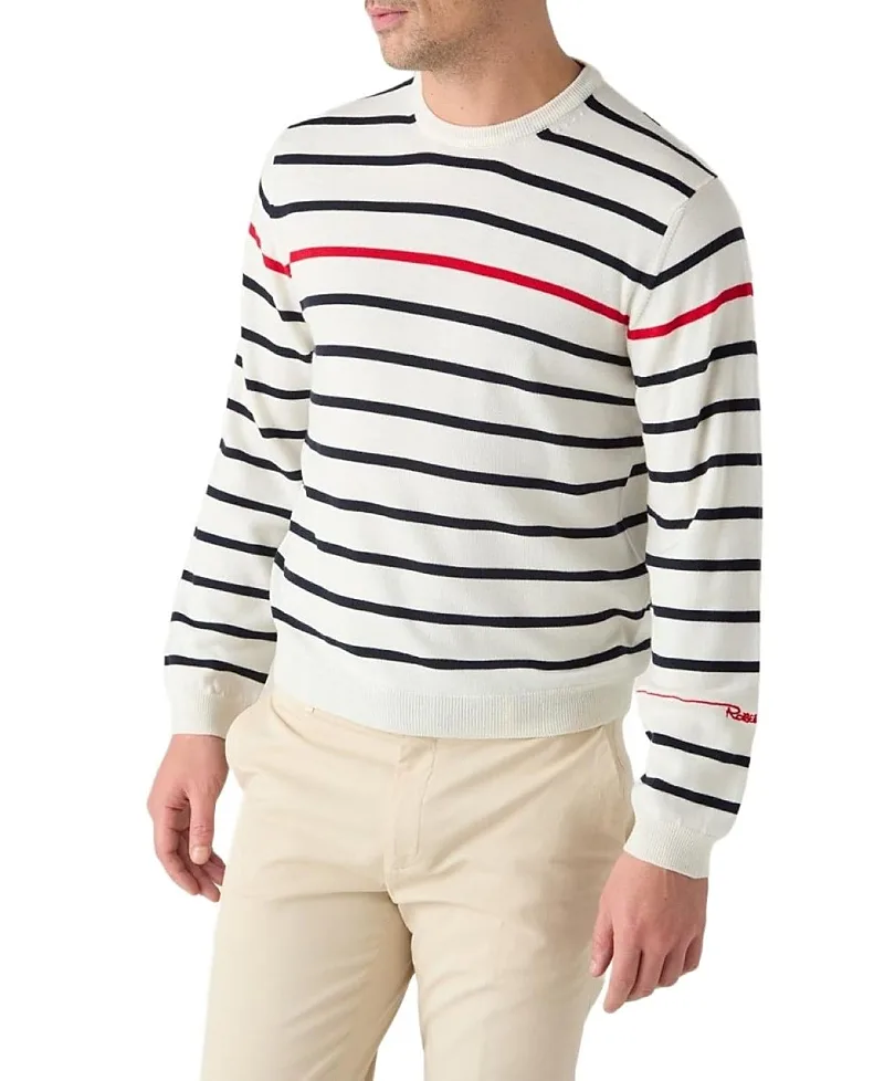 Cooke Engineered Stripe Sweater by Robert Talbott