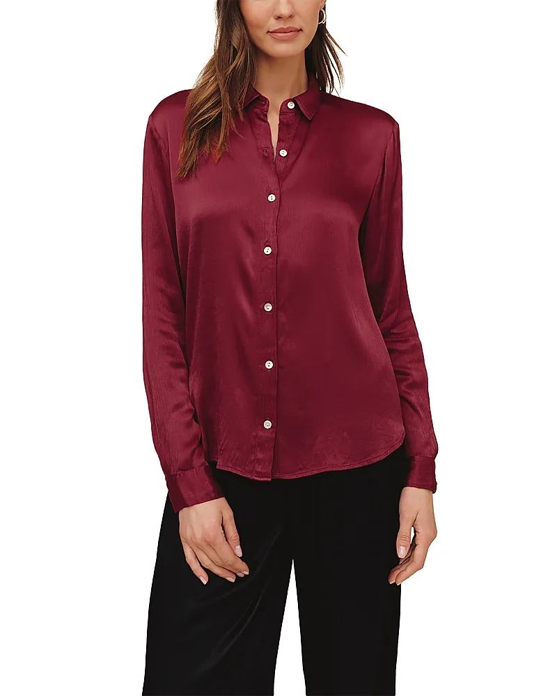 Long Sleeve Button Front Shirt by Bella Dahl